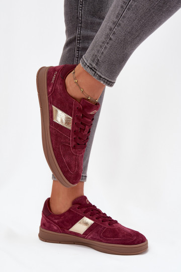 seemisnakhsed Sneakers tüüpi jalanõud Pealiste omad Vinceza 14029 bordoo-värvi