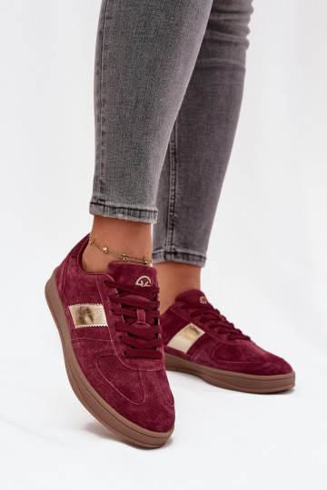 seemisnakhsed Sneakers tüüpi jalanõud Pealiste omad Vinceza 14029 bordoo-värvi 2