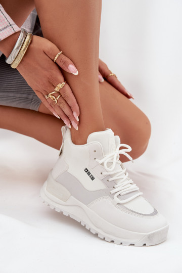 spordijalatsid Pealiste omad platvormiga Big Star SS274510 valget värvi