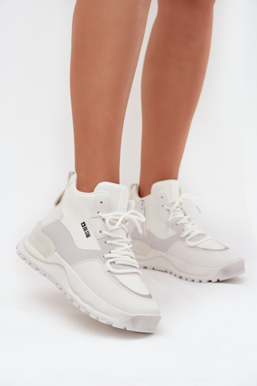 spordijalatsid Pealiste omad platvormiga Big Star SS274510 valget värvi spordijalatsid Pealiste omad platvormiga Big Star SS274510 valget värvi