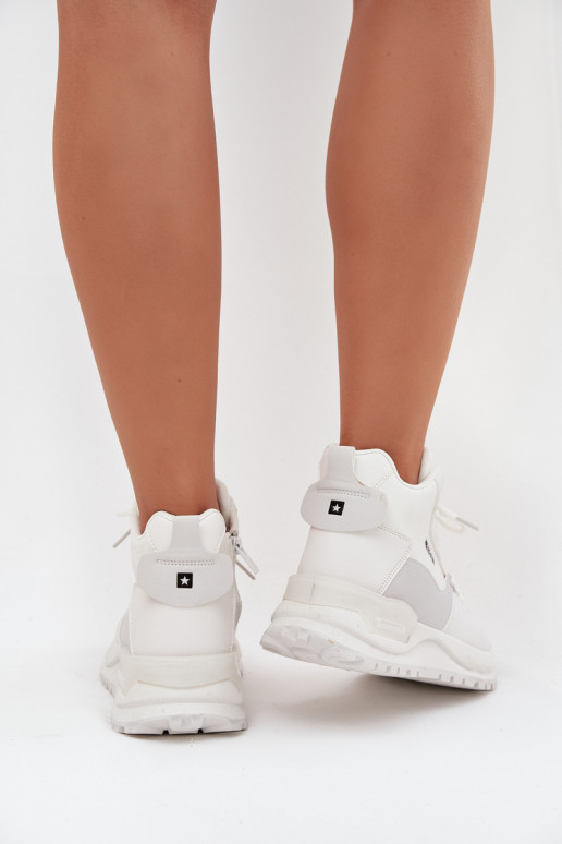 spordijalatsid Pealiste omad platvormiga Big Star SS274510 valget värvi spordijalatsid Pealiste omad platvormiga Big Star SS274510 valget värvi