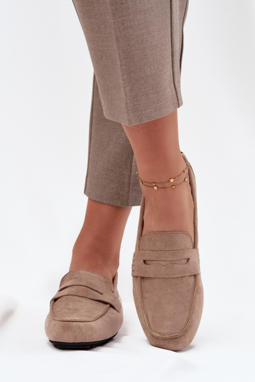 Mokassiinid Mokassiinid Pealiste korter beeži värvi Roseline