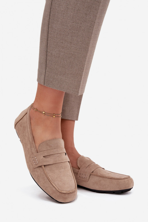 Mokassiinid Mokassiinid Pealiste korter beeži värvi Roseline