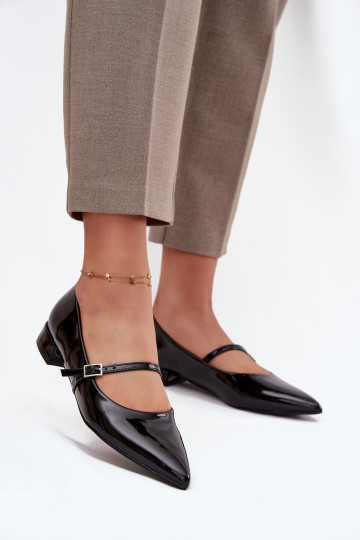 Lakkbaleriinad Peal Õrnm Obcasie rihmadega msuud Isvella