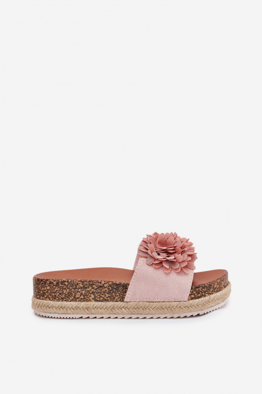 naiste plätud platvormiga Koos Ornatei Lillkami Tumeroosad värvi Tessara