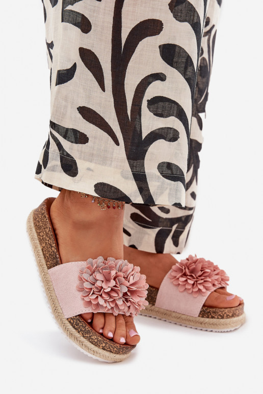 naiste plätud platvormiga Koos Ornatei Lillkami Tumeroosad värvi Tessara