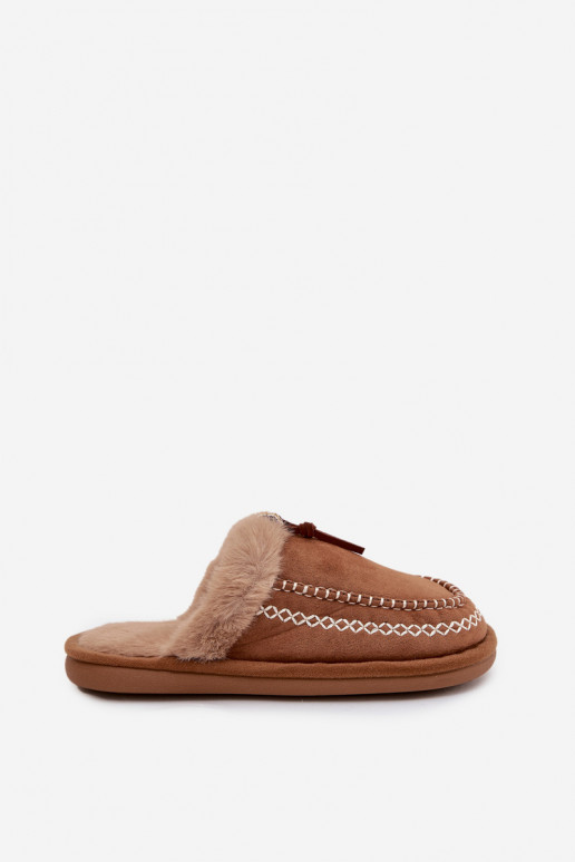 Plätud Pealiste omad karusnahaga I Haftem pruunid värvi Perivelle