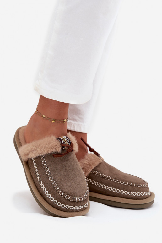 Plätud Pealiste omad karusnahaga I Haftem Rohelist värvi Perivelle