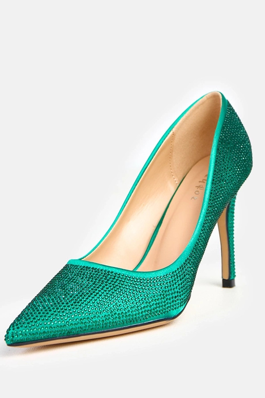 Rohelised satiinsed kõrged kingad... Rohelised satiinsed kõrged kingad...