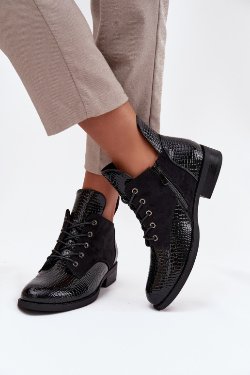 Laque Pealiste poolsaapad Koos Ornate Tłoczeniem voodriga Vinceza 16477 msuud