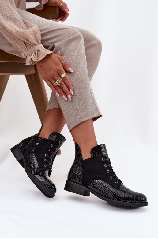 Laque Pealiste poolsaapad Koos Ornate Tłoczeniem voodriga Vinceza 16477 msuud