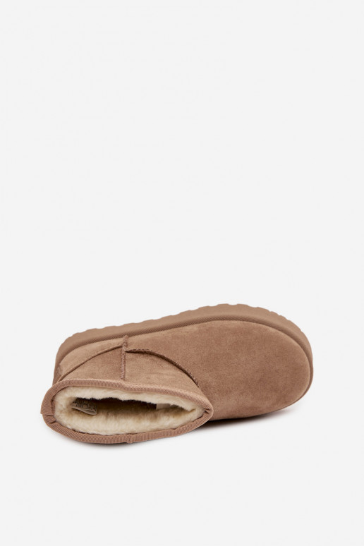 nööpidega lumesaapad Laste jalanõud voodriga karusnahaga SS374020 beeži värvi nööpidega lumesaapad Laste jalanõud voodriga karusnahaga SS374020 beeži värvi