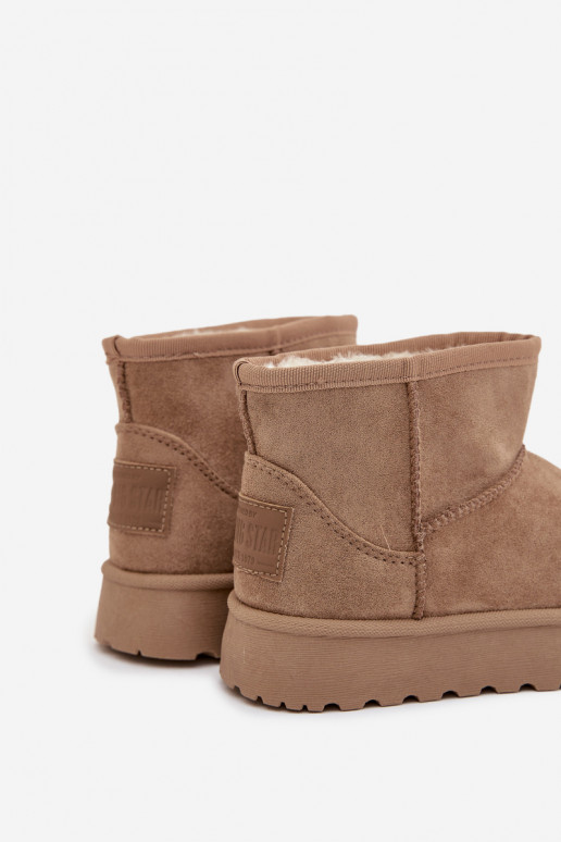 nööpidega lumesaapad Laste jalanõud voodriga karusnahaga SS374020 beeži värvi nööpidega lumesaapad Laste jalanõud voodriga karusnahaga SS374020 beeži värvi