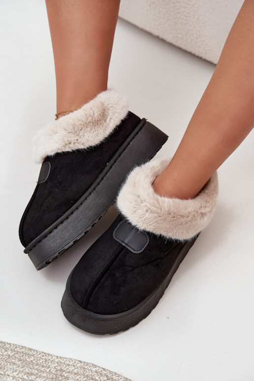 nööpidega lumesaapad Pealiste omad platvormiga karusnahaga msuud Calyra