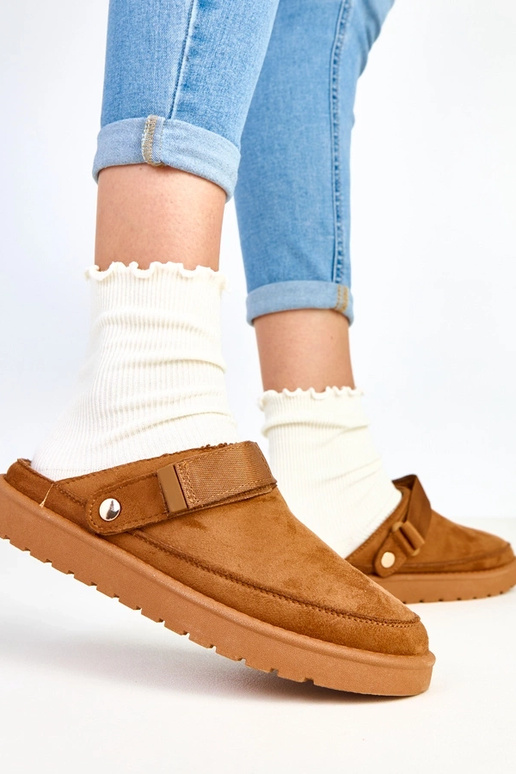 Miluska pruunid sandaalid kleepsuga Miluska pruunid sandaalid kleepsuga