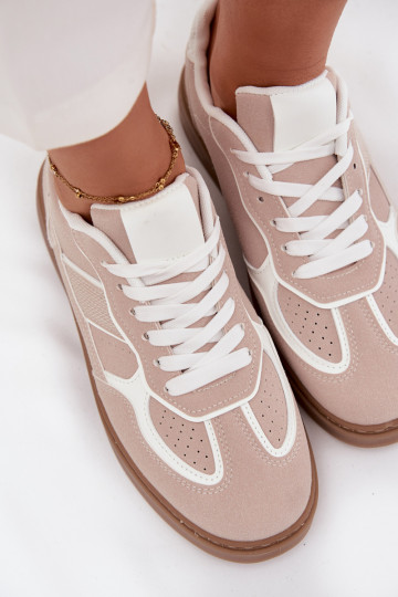 Sellel ondal Sneakers tüüpi jalanõud Pealiste omad beeži värvi Brenelle