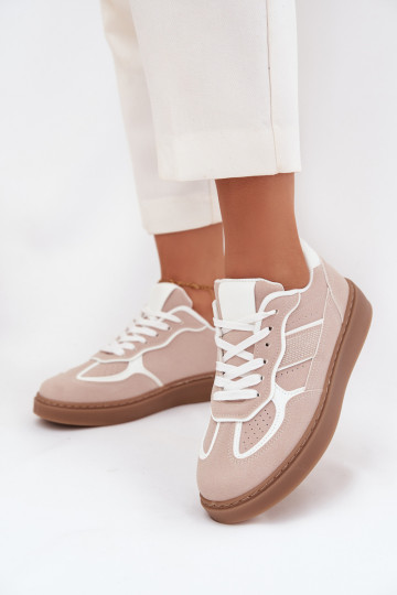 Sellel ondal Sneakers tüüpi jalanõud Pealiste omad beeži värvi Brenelle 2
