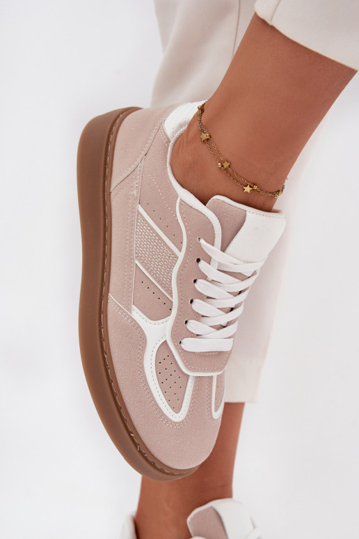 Sellel ondal Sneakers tüüpi jalanõud Pealiste omad beeži värvi Brenelle