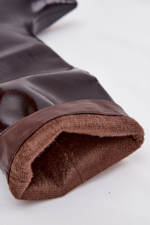 Laque naiste pika säärega saapad Sellel ondala kontsaga bordoo-värvi Mireva Laque naiste pika säärega saapad Sellel ondala kontsaga bordoo-värvi Mireva