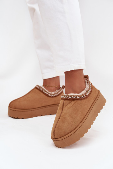 nööpidega lumesaapad Sellel ondalad naisteHaftem platvormiga pruunid värvi Taliah 2