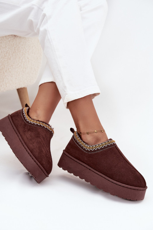 nööpidega lumesaapad Sellel ondalad naisteHaftem platvormiga Czekoladosissee Taliah