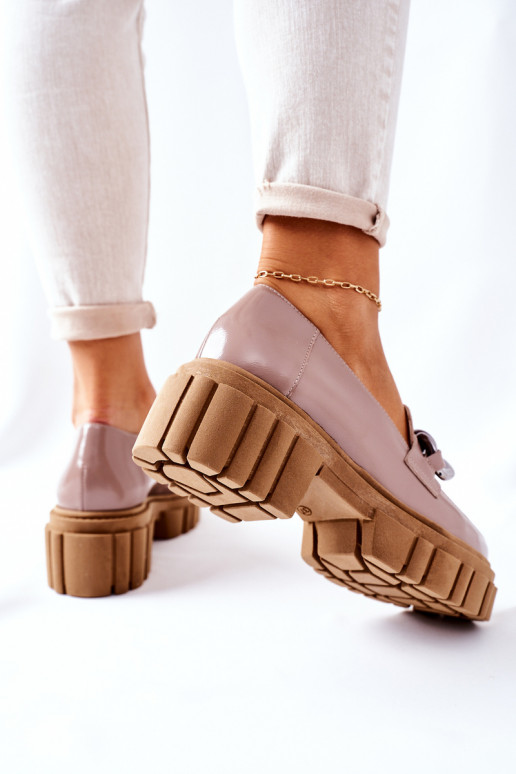 Pealiste omad jalatsid Loafers Pealhk Cappuccino Laura Messi 2339 Pealiste omad jalatsid Loafers Pealhk Cappuccino Laura Messi 2339