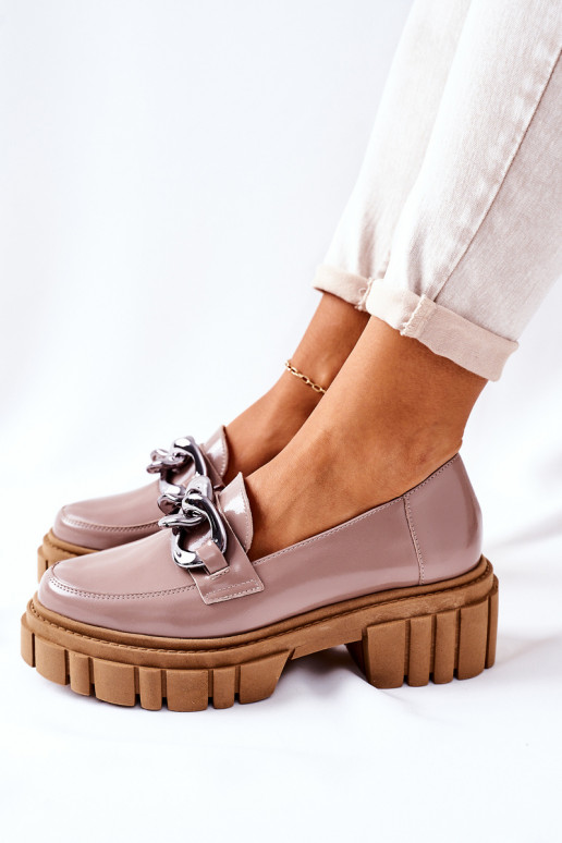 Pealiste omad jalatsid Loafers Pealhk Cappuccino Laura Messi 2339 Pealiste omad jalatsid Loafers Pealhk Cappuccino Laura Messi 2339