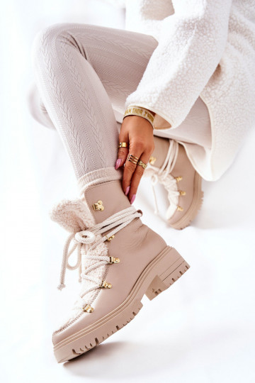 Pealhk Pealiste poolsaapad jalanõud nööritavad Lesisseski Elevandiluu värvi 3116 2