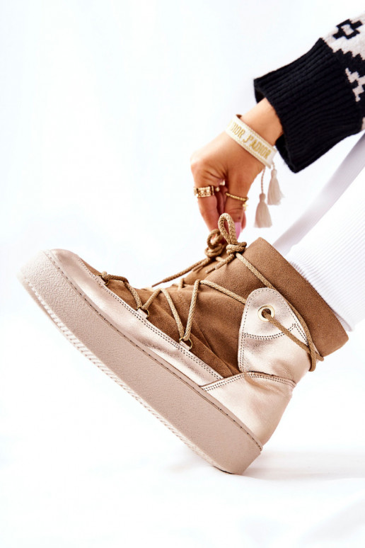 voodriga Seemisnahast kingad nööpidega lumesaapad pruunid värvi Clarem voodriga Seemisnahast kingad nööpidega lumesaapad pruunid värvi Clarem