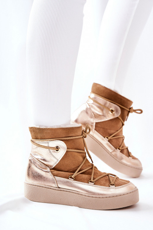 voodriga Seemisnahast kingad nööpidega lumesaapad pruunid värvi Clarem voodriga Seemisnahast kingad nööpidega lumesaapad pruunid värvi Clarem