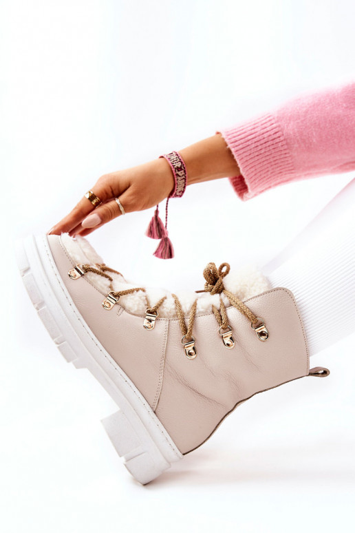 voodriga Pealhk Pealiste poolsaapad jalanõud Elevandiluu värvi Nerisso voodriga Pealhk Pealiste poolsaapad jalanõud Elevandiluu värvi Nerisso