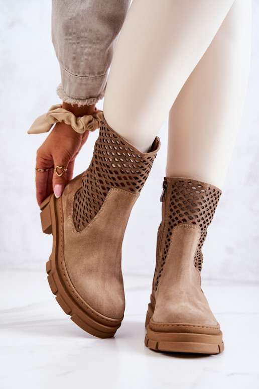 Pealhk saapad Nicole pruunid värvi 2711 Pealhk saapad Nicole pruunid värvi 2711