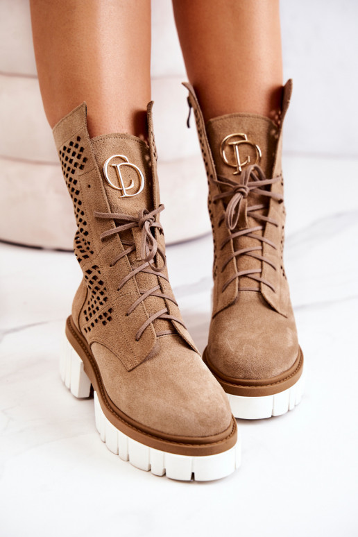 Pealhk Kõrge saapad Nicole pruunid värvi 2706 Pealhk Kõrge saapad Nicole pruunid värvi 2706