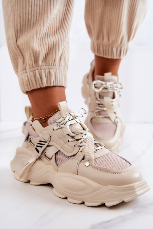 spordijalatsid Sneakers tüüpi jalanõud GOE JJ2N4082 beeži värvi spordijalatsid Sneakers tüüpi jalanõud GOE JJ2N4082 beeži värvi