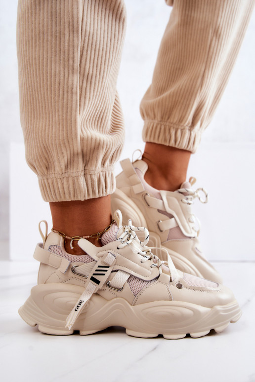 spordijalatsid Sneakers tüüpi jalanõud GOE JJ2N4082 beeži värvi spordijalatsid Sneakers tüüpi jalanõud GOE JJ2N4082 beeži värvi