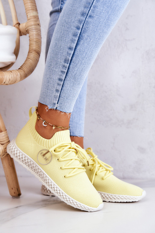 Pealiste omad Sportliku stiiliga jalanõud GOE JJ2N4150 Kollased Pealiste omad Sportliku stiiliga jalanõud GOE JJ2N4150 Kollased