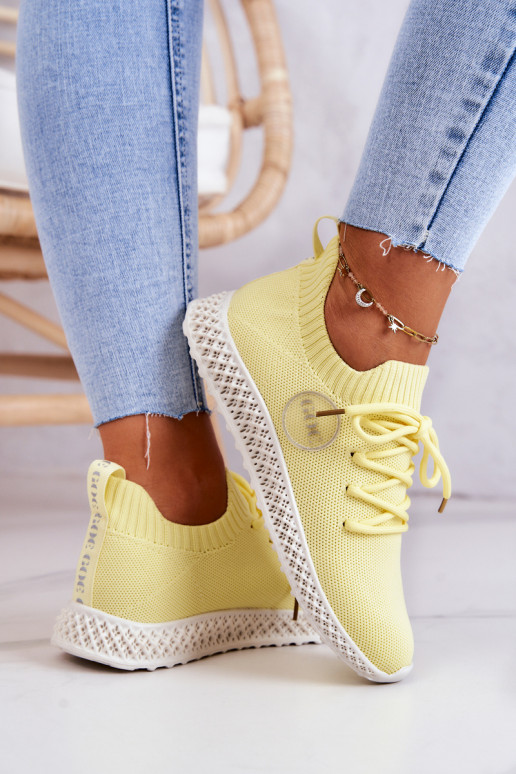 Pealiste omad Sportliku stiiliga jalanõud GOE JJ2N4150 Kollased Pealiste omad Sportliku stiiliga jalanõud GOE JJ2N4150 Kollased