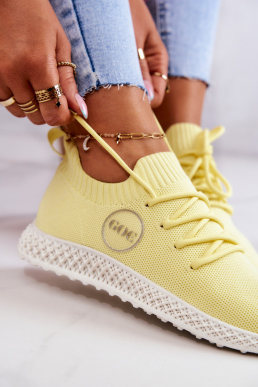 Pealiste omad Sportliku stiiliga jalanõud GOE JJ2N4150 Kollased Pealiste omad Sportliku stiiliga jalanõud GOE JJ2N4150 Kollased