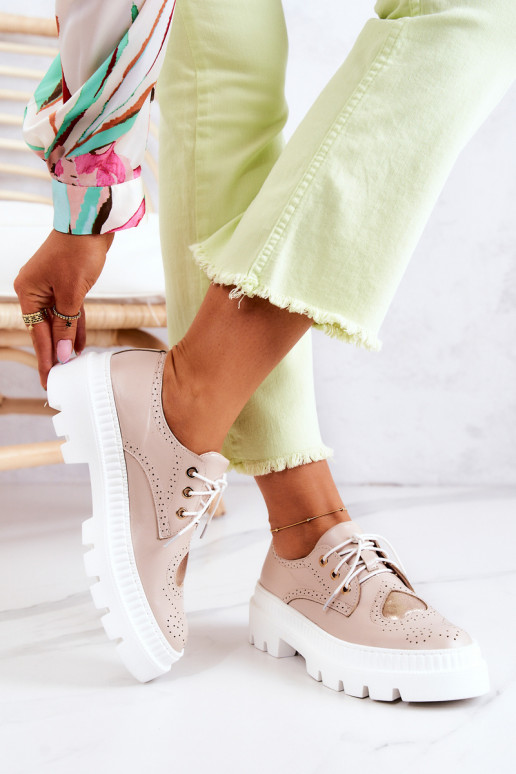 Pealhk jalatsid südametega beeži värvi Curtis Pealhk jalatsid südametega beeži värvi Curtis