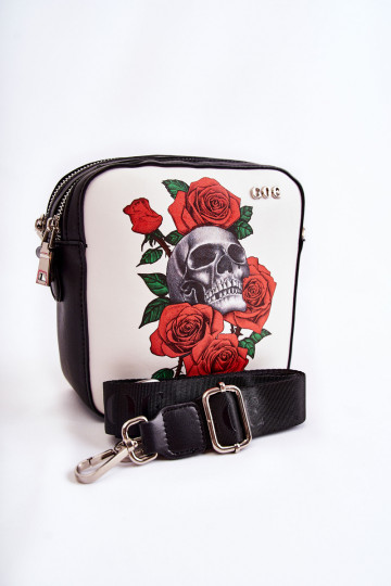 Käekott Postiljon IN Prindi GOE ZNJ012 Must-Valget värvi 2