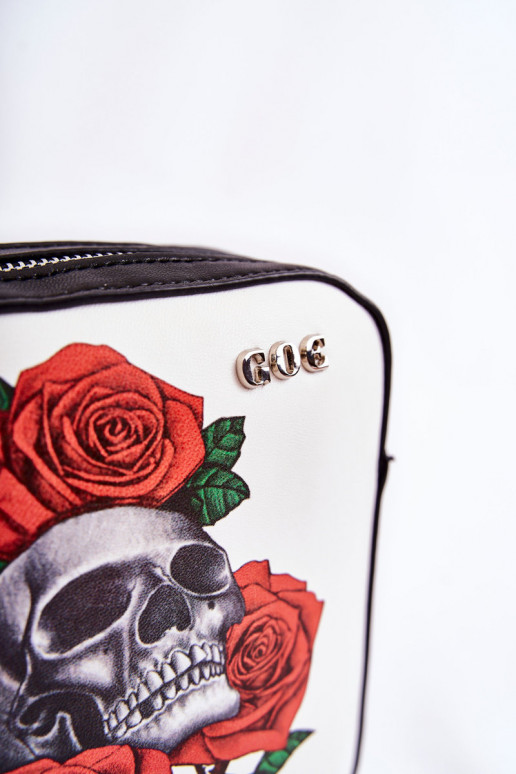 Käekott Postiljon IN Prindi GOE ZNJ012 Must-Valget värvi Käekott Postiljon IN Prindi GOE ZNJ012 Must-Valget värvi