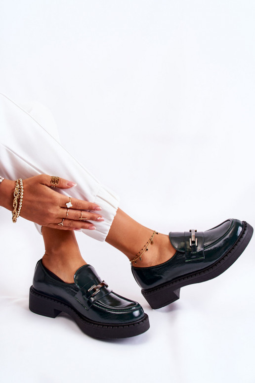 Laque jalatsid Hõbedase kaunistusega Rohelist värvi Lemar Hestill Laque jalatsid Hõbedase kaunistusega Rohelist värvi Lemar Hestill