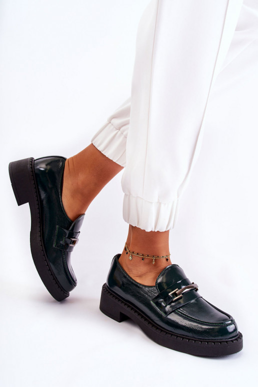 Laque jalatsid Hõbedase kaunistusega Rohelist värvi Lemar Hestill Laque jalatsid Hõbedase kaunistusega Rohelist värvi Lemar Hestill