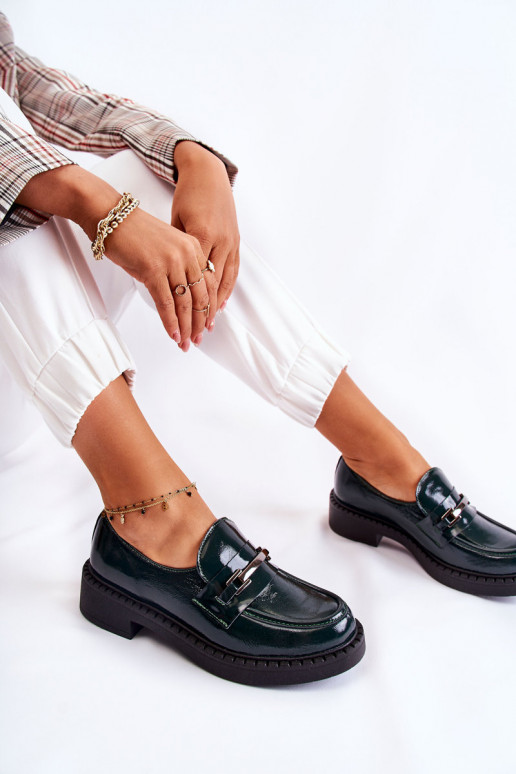 Laque jalatsid Hõbedase kaunistusega Rohelist värvi Lemar Hestill Laque jalatsid Hõbedase kaunistusega Rohelist värvi Lemar Hestill