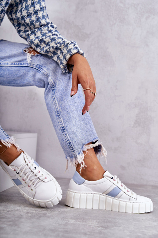 Pealiste omad Pealhk spordijalatsid nööritavad Valget-Sinist värvi Ariva Pealiste omad Pealhk spordijalatsid nööritavad Valget-Sinist värvi Ariva