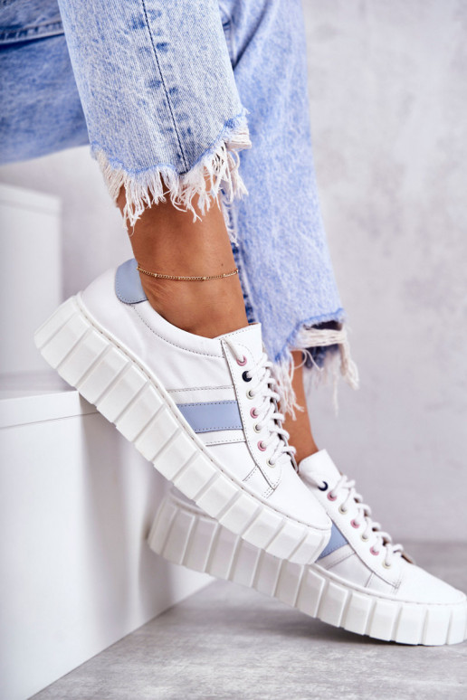 Pealiste omad Pealhk spordijalatsid nööritavad Valget-Sinist värvi Ariva Pealiste omad Pealhk spordijalatsid nööritavad Valget-Sinist värvi Ariva