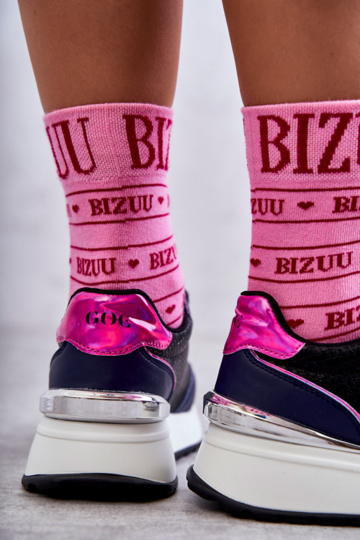 Pealiste omad spordijalatsid Kiilu peal GOE KK2N4081 Must-tumesinist värvi Pealiste omad spordijalatsid Kiilu peal GOE KK2N4081 Must-tumesinist värvi