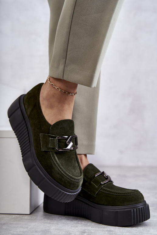 Moekad seemisnakhsed jalatsid platvormiga Khakivärvi Lemar Sellel onrsol Moekad seemisnakhsed jalatsid platvormiga Khakivärvi Lemar Sellel onrsol