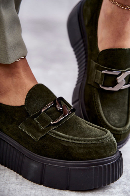 Moekad seemisnakhsed jalatsid platvormiga Khakivärvi Lemar Sellel onrsol Moekad seemisnakhsed jalatsid platvormiga Khakivärvi Lemar Sellel onrsol