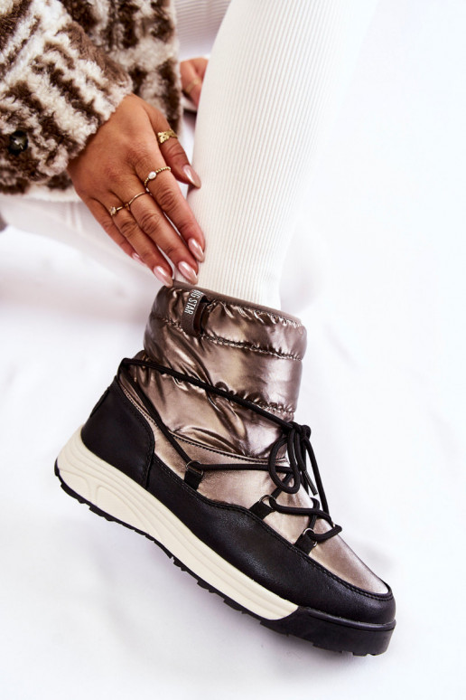 Pealiste omad nööpidega lumesaapad Memory Foam Big Star KK274275 halli-msuud Pealiste omad nööpidega lumesaapad Memory Foam Big Star KK274275 halli-msuud